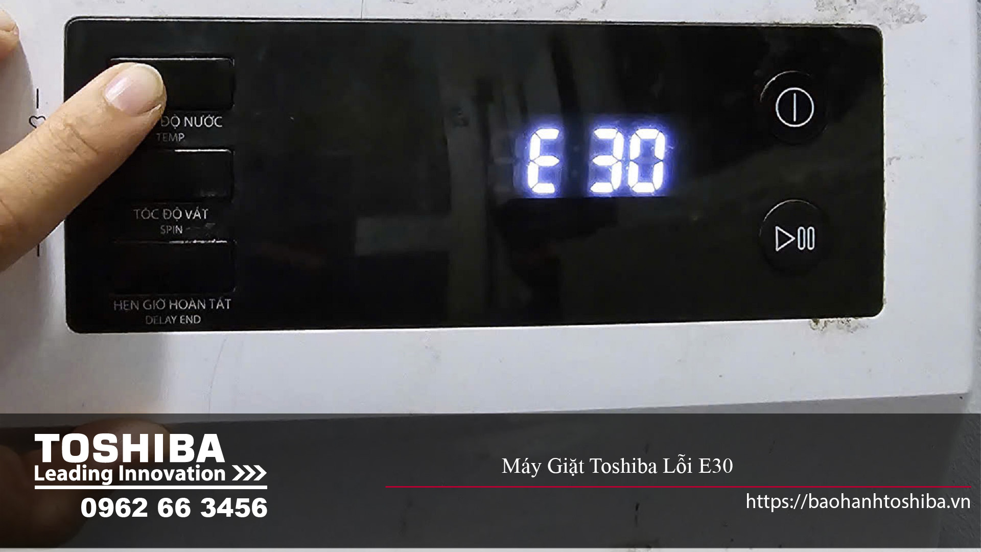Tại sao máy giặt Toshiba lỗi E30?